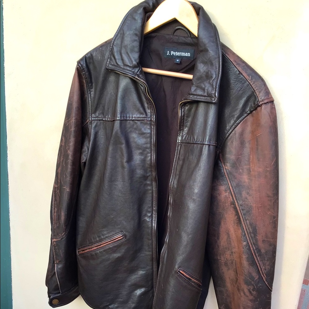 J. Peterman Leather Jacket